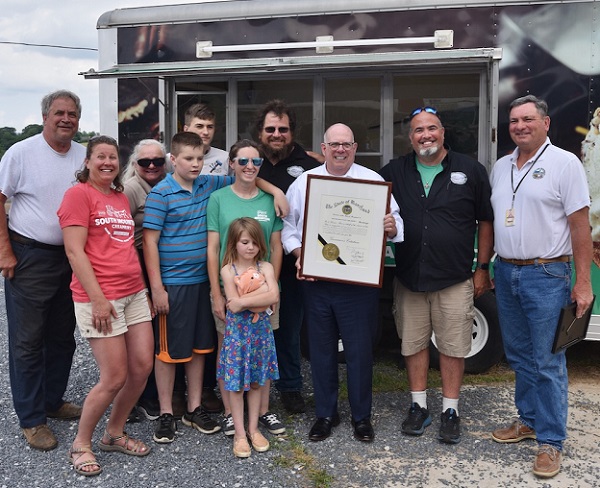 Larry Hogan Maryland's Best Ice Cream Trail 2022
