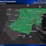 NWS Baltimore Flood Watch 20220608