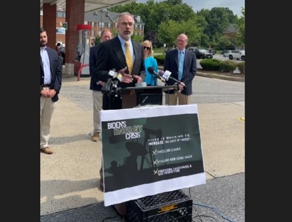 Press Conference Gas Prices Perry Hall MD 20220627