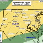 NWS Baltimore Storm Probability 20220712