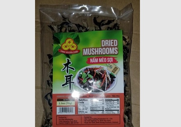 Tai Phat Wholesalers Three Coins Dried Mushrooms