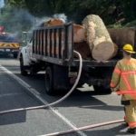 Tree Vehicle Fire I-695 Parkville MD 20220926