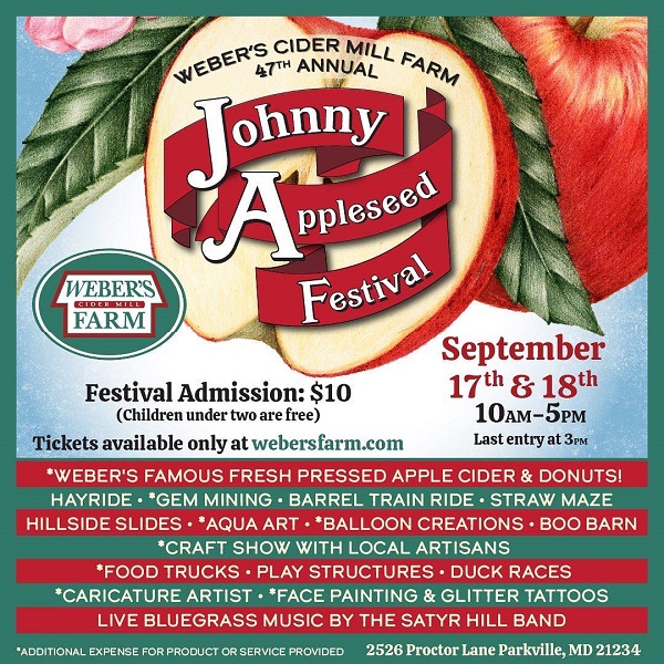 Webers Farm Johnny Appleseed Festival 2022
