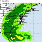 NWS QPF Nicole Rainfall East Coast 20221110