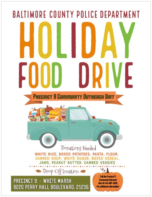 White Marsh Precinct Food Drive 20221108