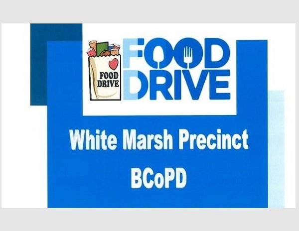 White Marsh Precinct Food Drive