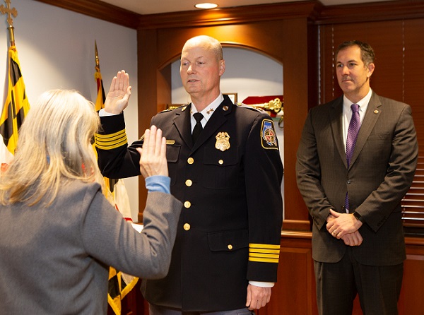 Baltimore County Police Dennis Delp Swearing In