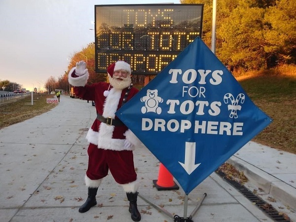 MDTA Toys for Tots Hatem Santa