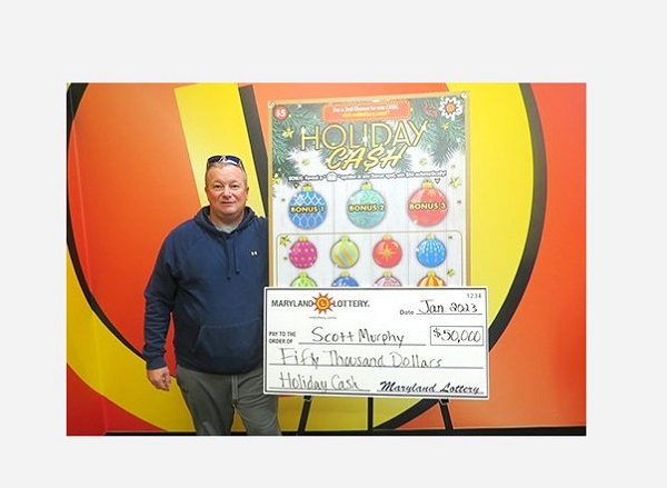 Scott Murphy Maryland Lottery Scratch Off Win 20230109