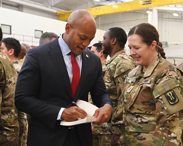Governor Wes Moore National Guard Deployment 20230206