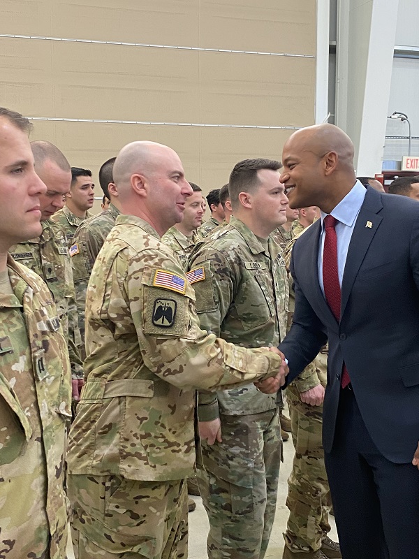 Governor Wes Moore National Guard Deployment 20230206c