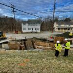 Hunt Valley Water Main Break 20230215