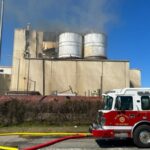 Back River Waste Water Treatment Plant Fire