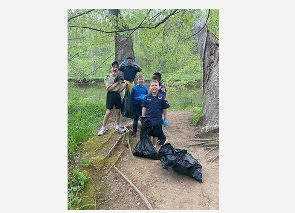 Cub Scout Cleanup Gunpowder Falls 20230420