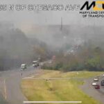 I-695 Brush Fire 20230412