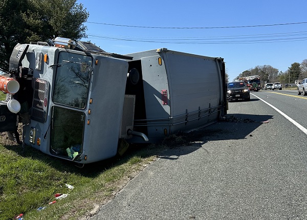 Overturned Truck Joppa 20230404