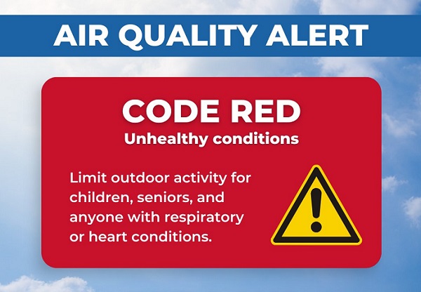 Code Red Air Quality Alert