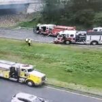 I-83 Tractor Trailer Fire Maryland 20230626