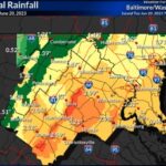 NWS Baltimore Rainfall Projection 20230621