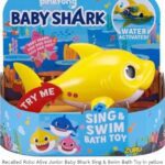 Pinkfong Yellow Baby Shark Bath Toy