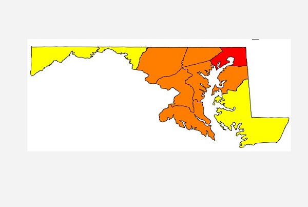 MD Air Quality Forecast 20230712