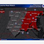 NWS Baltimore Excessive Heat Watch 20230728