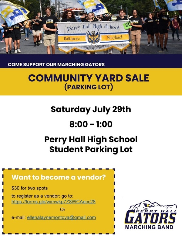 PHHS Marching Band Parking Lot Yard Sale 20230729