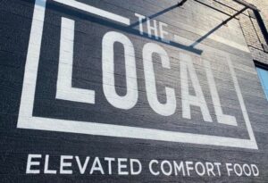 The Local Restaurant Sign