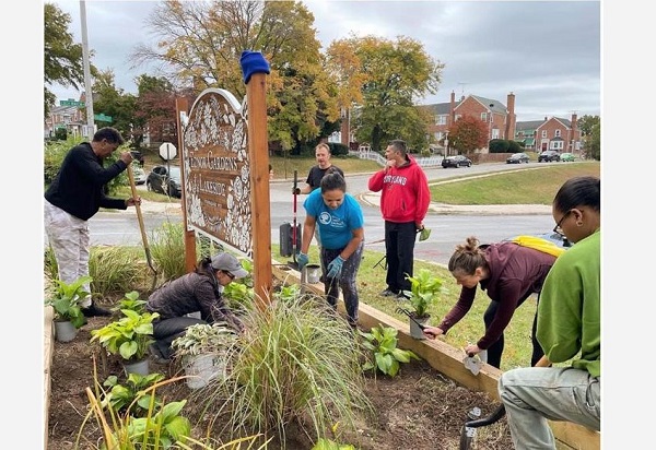 United Way Central Maryland Ednor Gardens-Lakeside Neighborhood Gateway Sign Project