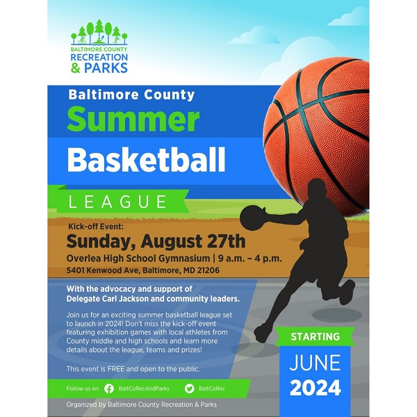 Baltimore County Summer Basketball League Kickoff 202308