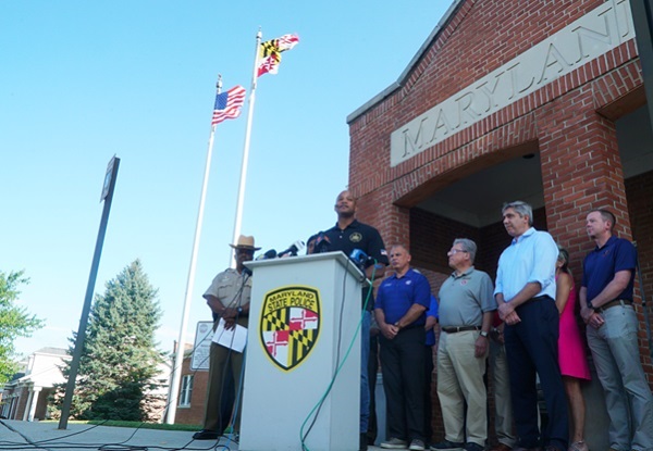 Governor Wes Moore Westminster Storm Damage