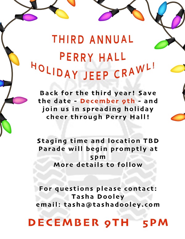 Third Annual Perry Hall Lighted Jeep Crawl 202312