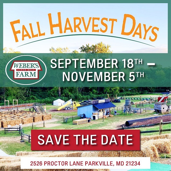 Weber's Farm Fall Harvest Days 2023