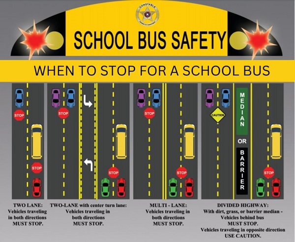 When to Stop for a School Bus