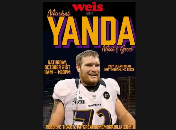 Marshal Yanda Weis Markets Nottingham 202310