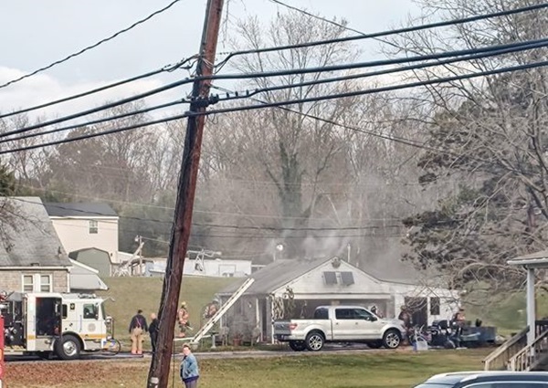 Philadelphia Road Garage Fire 20231204a