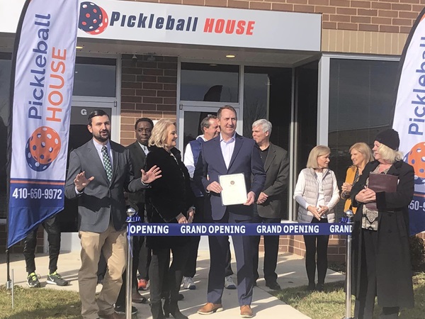 Pickelball House Middle River MD Ribbon Cutting 20231213