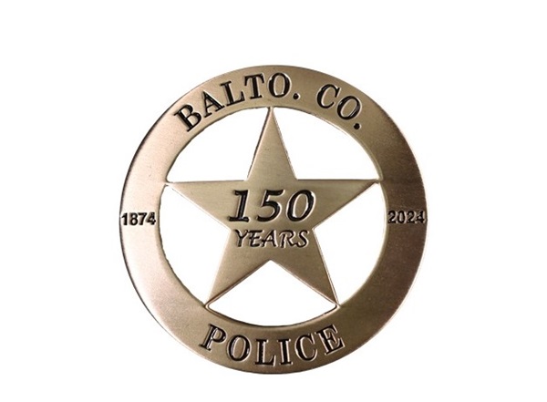 Baltimore County Police 150th Anniversary Gold Badge
