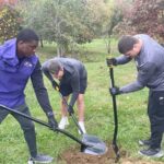 Baltimore Ravens Players Planting Trees