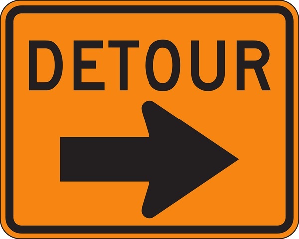 Detour Sign