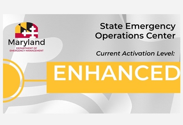 Maryland Emergency Operation Center Level Enhanced