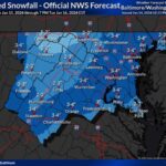 NWS Baltimore Snowfall Forecast 20240114