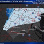 NWS Baltimore Sowfall Forecast 20240113