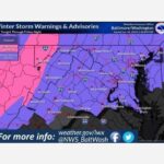 NWS Baltimore Winter Weather Advisory Storm Warning 20240118