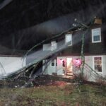 Tree Falls Into Home Long Green 20240109b