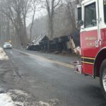 Winters Run Truck Crash Joppa MD 20240124 JMVFC