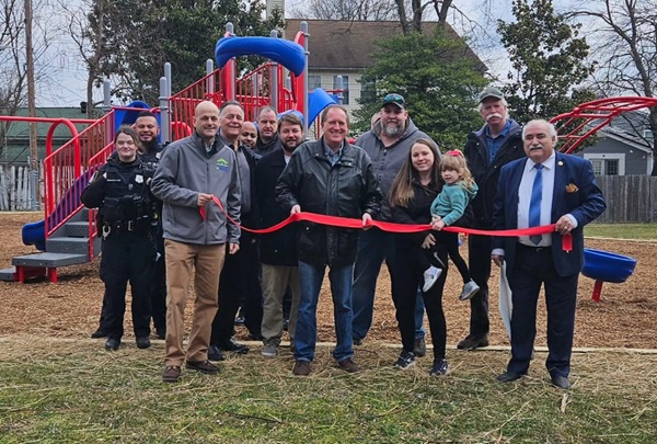 Aero Acres Tot Lot Ribbon Cutting 20240224