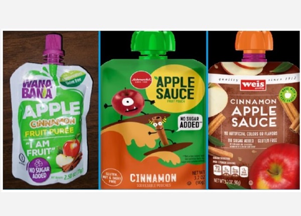 Cinnamon Applesauce Pouches