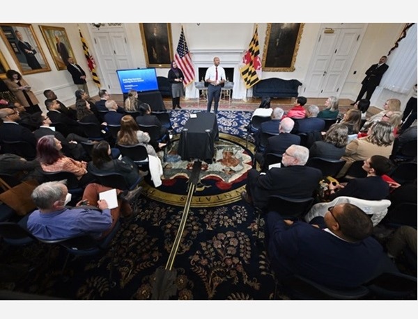 Governor Wes Moore Maryland Reception Room