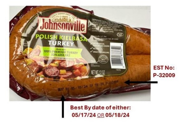 Johnsonville Polish Kielbasa Recall